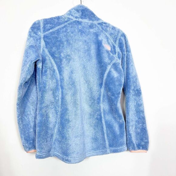 THE NORTH FACE OSITO BLUE GIRLS LARGE JACKET ZIP FRONT - Picture 3 of 4